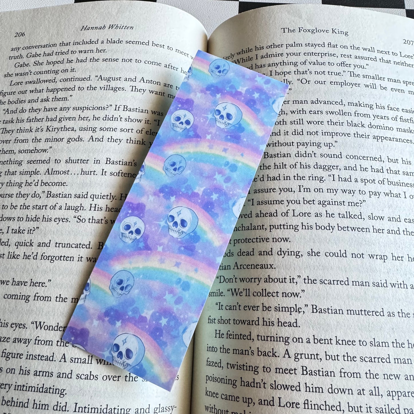 Spooky Little Reader Bookmarks | Laminated Pastel Goth Bookmark | Cute Spooky Book Lover Gift | 2 x 6