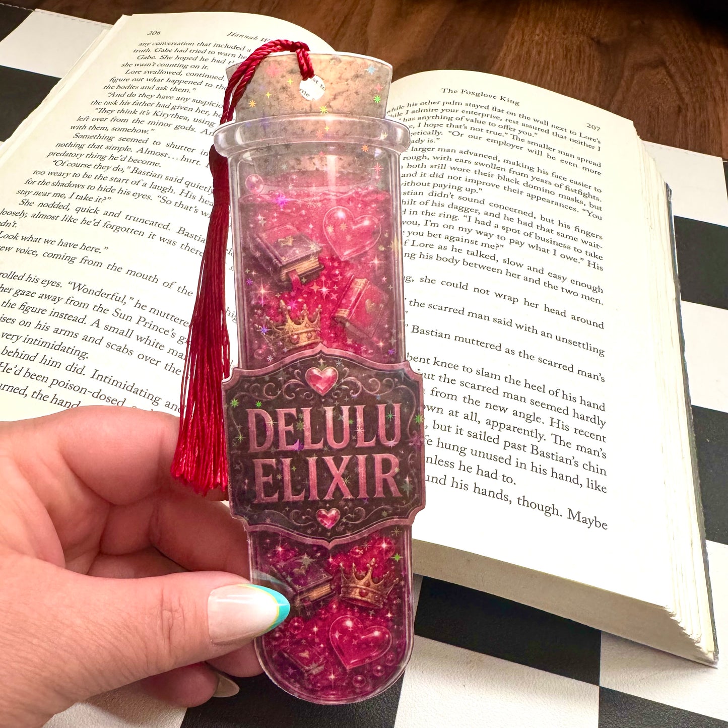 Reader Potion Silhouette Bookmarks