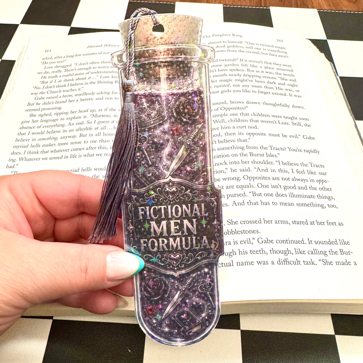 Reader Potion Silhouette Bookmarks