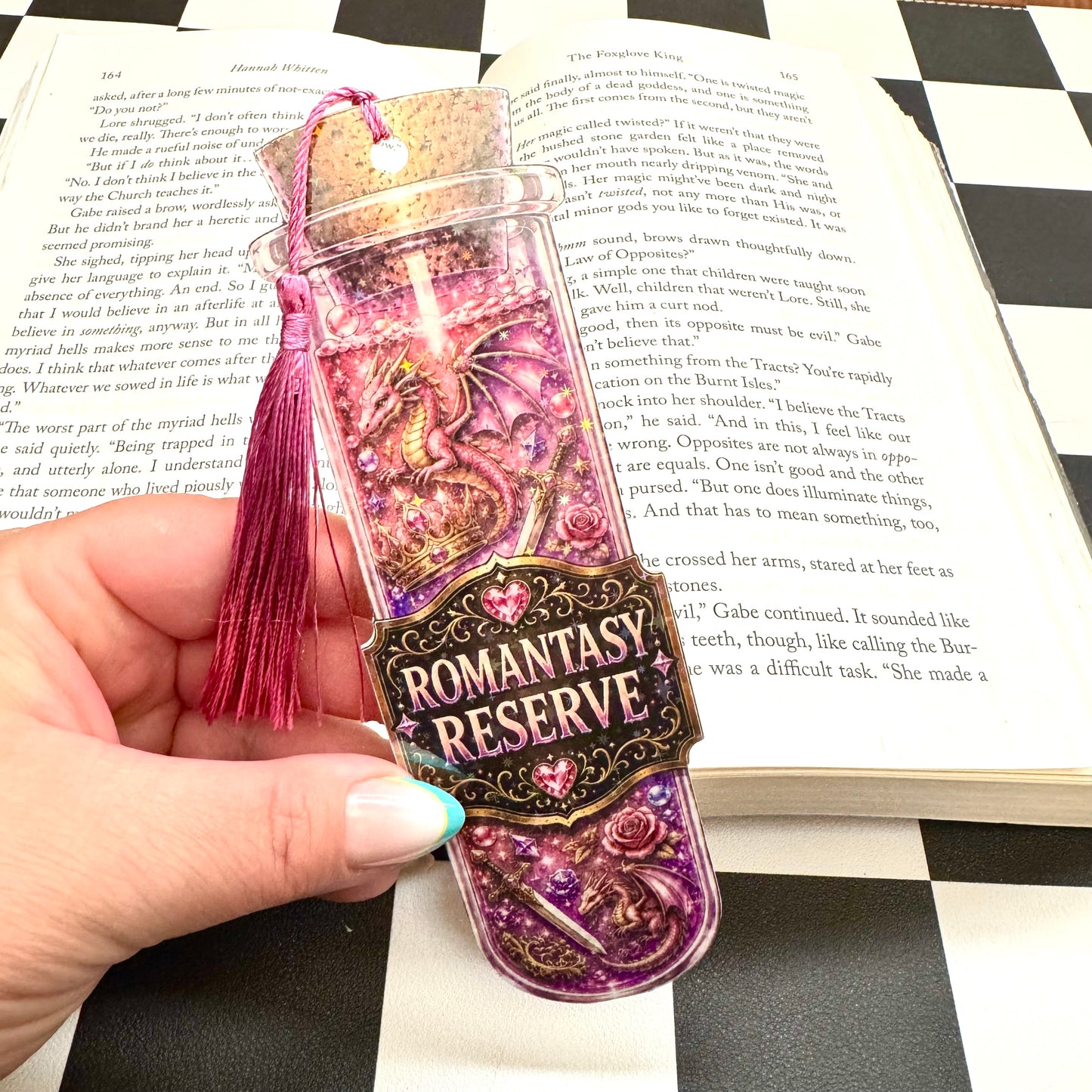 Reader Potion Silhouette Bookmarks