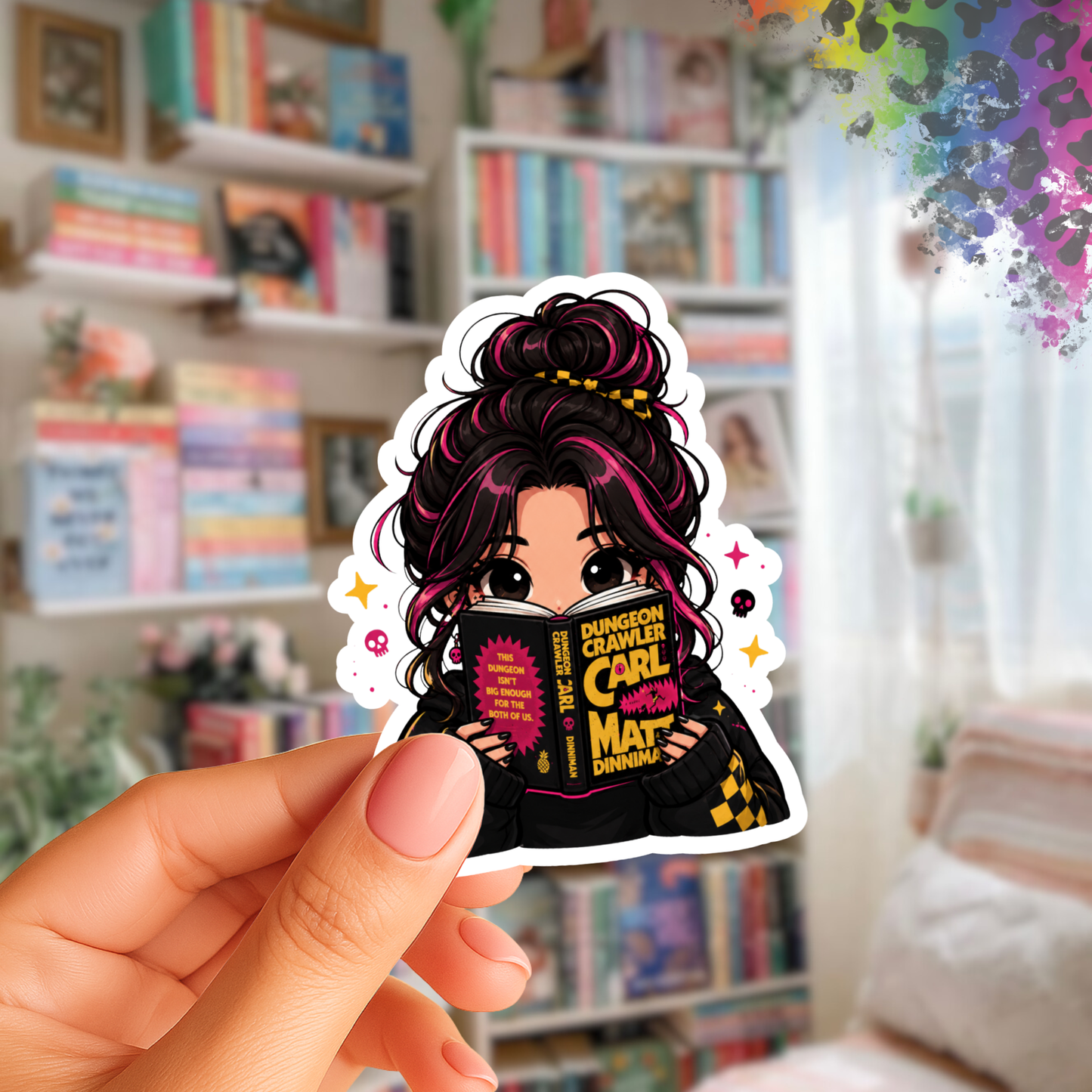 Bookish Reader Sticker